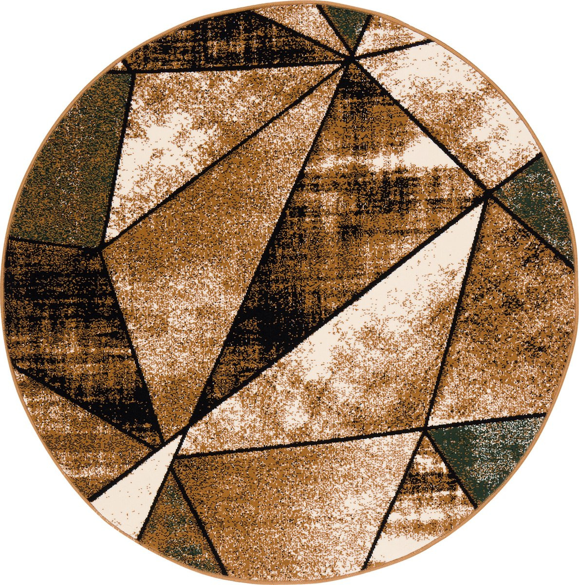 Pergamon Vloerkleed Designer Brilliant Magic Rond Modern Polypropyleen