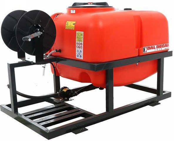 Dal Degan Tornado 500L - Gruppo irrorante mobile per pianale - Avvolgitubo - Su pick-up