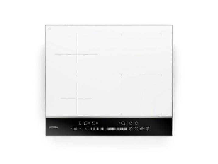 Klarstein Induktions-Kochfeld, Kochfeld Induktion 4 Zone FlexTouch Timer Küche LED