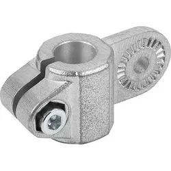ROHRVERBINDER GELENKSTÜCK MIT INNENVERZAHNUNG FÜR RUNDROHRE A=18,1, ALUMINIUM, KOMP:STAHL VERZINKT (K0486.518)