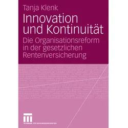 Innovation und Kontinuität, Fachbücher von Tanja Klenk