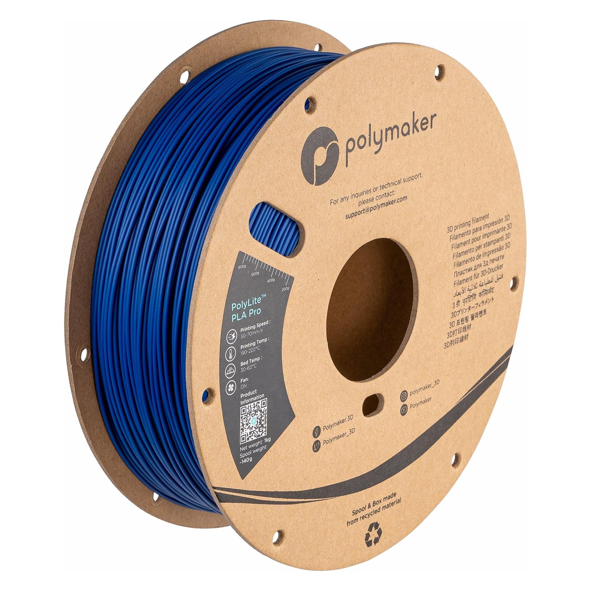 Polymaker PolyLite PLA PRO Army Green 1.75mm 1kg (1000 g, 1.75 mm) (PA07006)