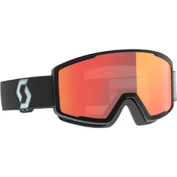 Scott Sports, Unisex, Sportbrille, Factor MTB S1 (Black, Orange, Weiss, Orange Chrome), Mehrfarbig