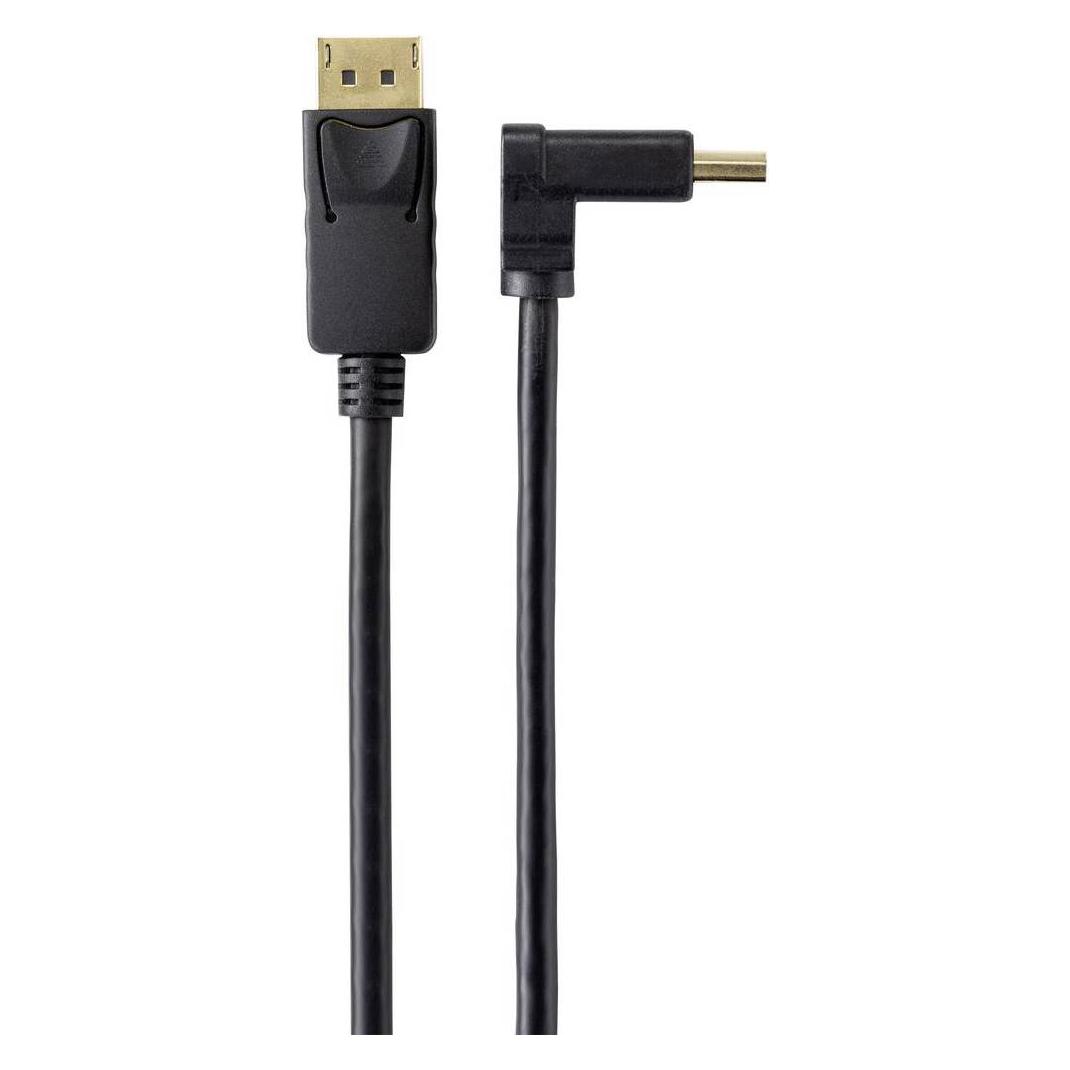 Renkforce DisplayPort Anschlusskabel 0.50 m SP-9163724 vergoldete Steckkontakte Schwarz (1x DisplayPort Stecke (0.50 m) (SP-9163724)