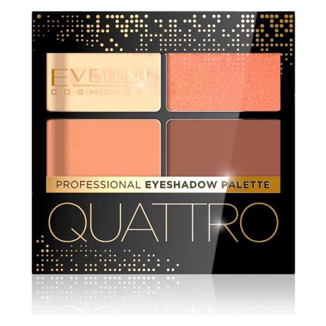 Eveline Quattro Professional Lidschatten Palette 01 7.2g (01) (084103)