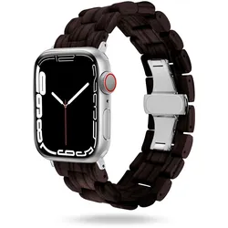 ONEFLOW Timber Strap für Apple Watch 4 (44mm) – Uhrenarmband im Holzdesign