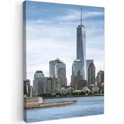 LEINWANDBILD New York - Freiheitsstatue - Wasser Room Decor 30x40 cm