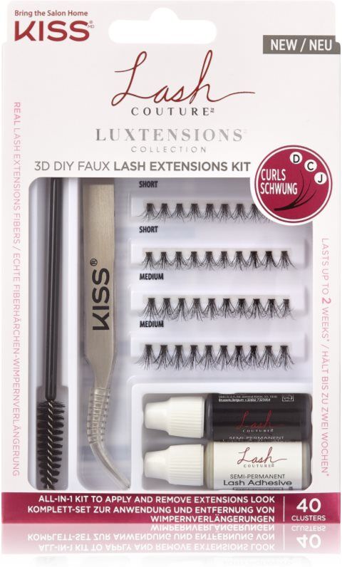 Kiss Lash Couture LuXtensions kit d’applicateurs de faux-cils 40 pcs