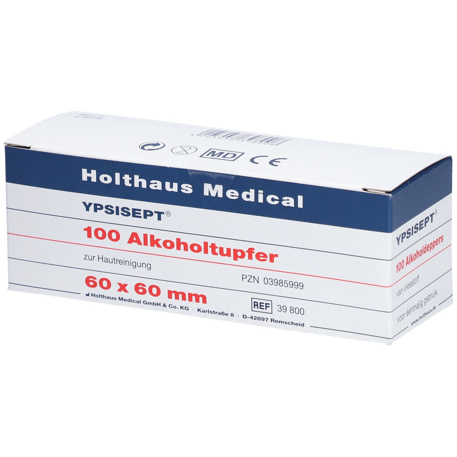 Alkoholtupfer Ypsisept 25x65 mm 100 St Tupfer