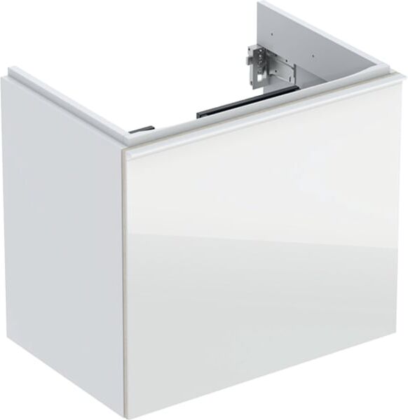 Geberit Acanto meuble sous-vasque 500614012 Compact, 59,5x53,5x41,6cm, verre blanc - blanc brillant