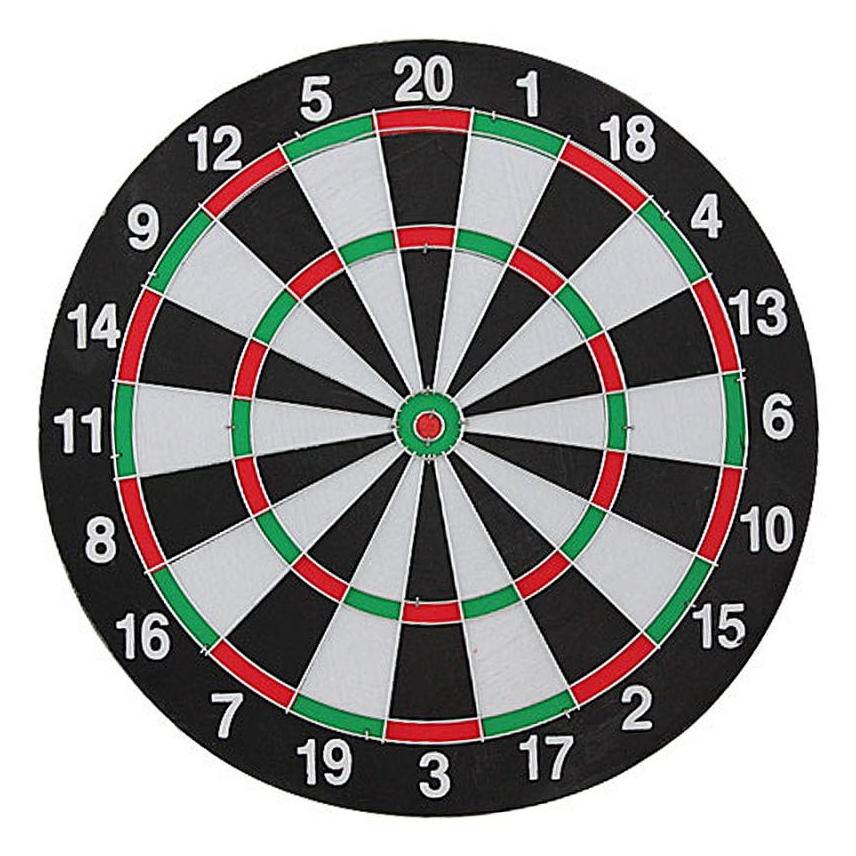 Inny Sisal-Dartscheibe 30 cm 6 Darts EB030231 (EB030231/BT171525)
