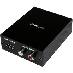StarTech Component / VGA (Pc) To HDMI (VGA, HDMI), Video Adapter, Schwarz