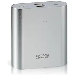 Rivacase Rivapower VA1015 (15000 mAh), Powerbank, Silber