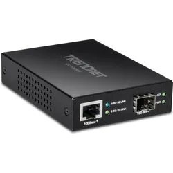 Trendnet 10GBASE-T to SFP+ Fiber Media, Transceiver, Schwarz