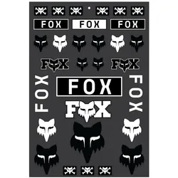 Fox, Sticker, Sticker 24 Legacy Track Pack Blk Os