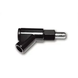 HIGHSIDER smart Spiegeladapter Schwarz M 10x1,25, Rechtsgewinde