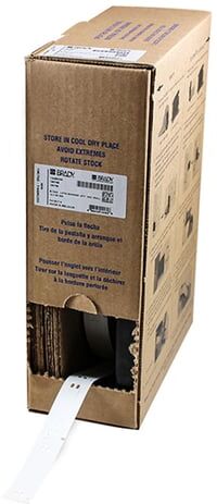 Brady BM-10x60-7643-WT etiquetas de poliuretano brancas 10 mm x 60 mm