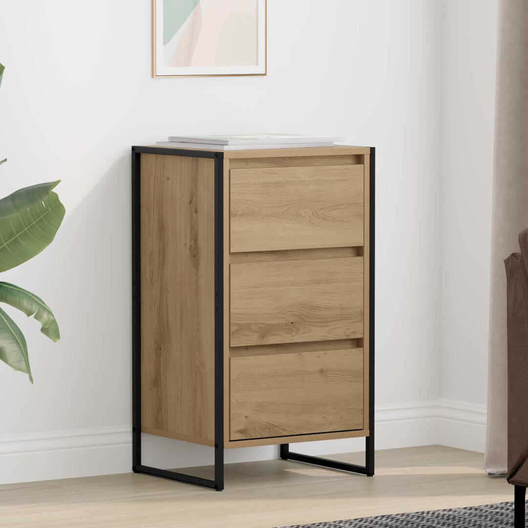 Borough Wharf 42 cm W Sideboard Artisian Oak 75.5cm H X 42cm W X 36cm D