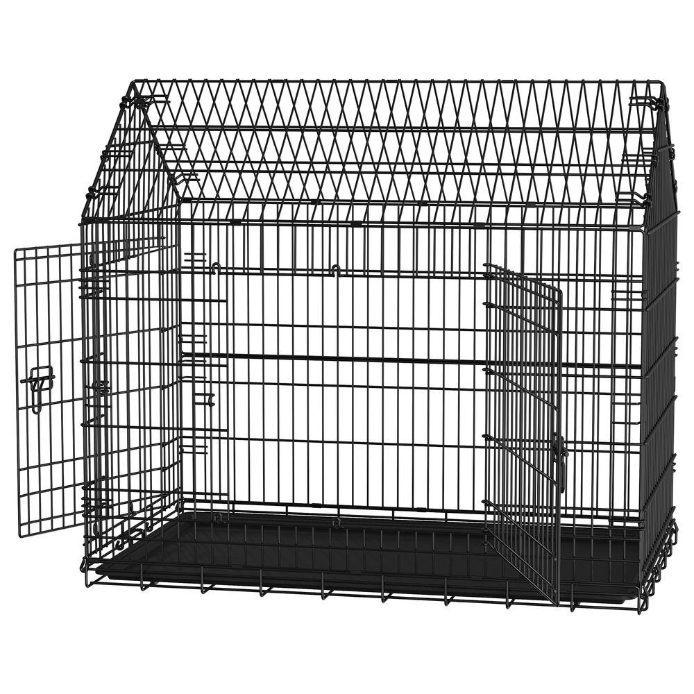 Feandrea Hundekäfig, Hundebox faltbar, Metall PPDB35015B01