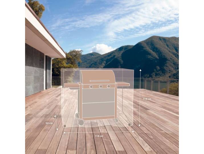 Schutzhülle für Gas Grill 2 Brenner, 118x50x114 cm