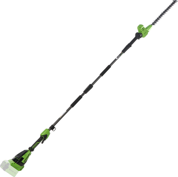 Greenworks PH40B01-01 - Taille-haie électrique sur perche téléscopique orientable - 40 V - SANS BATTERIE NI CHARGEUR