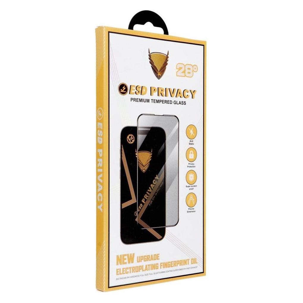 OG Protective glass 6D Premium Privacy Glass - for Iphone 17 Air black (Apple iPhone 17) (61223918)