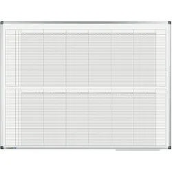 Legamaster, Präsentationstafel, PREMIUM Jahresplaner 6 Monate 90x120cm (120 x 90 cm)