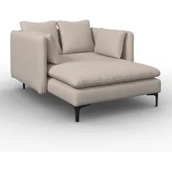 Chaiselongue Sandy Greige Chenille
