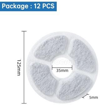 Inspire Essentials Premium Cat Water Fountain Replacement Filters 8