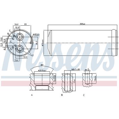 NISSENS Trockner, Klimaanlage 95352 für SEAT