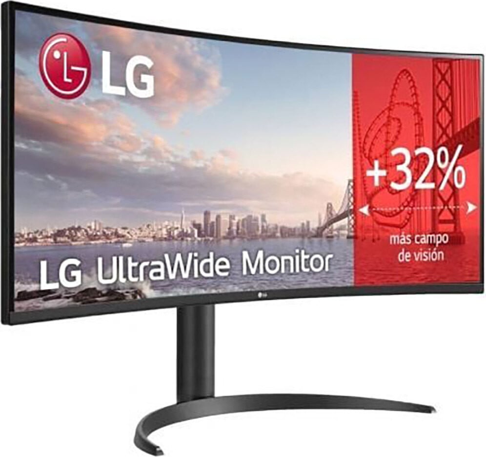 LG 34WR55QK-B UltraWide monitor, 86,4 cm (34 inch), Wide Quad HD, 3440 x 1440 pixels, Zwart