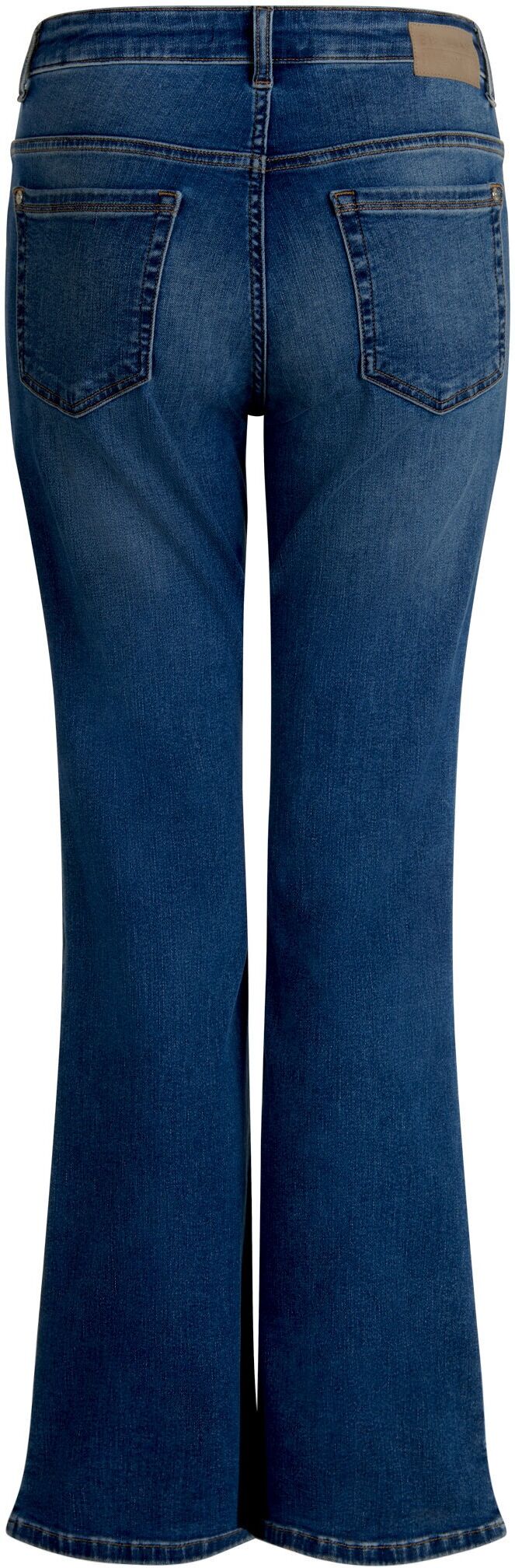 Bootcuthose BETTY BARCLAY "Flared Cut-Jeans mit aufgesetzten Taschen", Damen, Gr. 34, EURO, blau, Obermaterial: 92% Baumwolle CO. 6% Elastomultiester ELE. 2% Elasthan EL., Hosen Bootcuthose