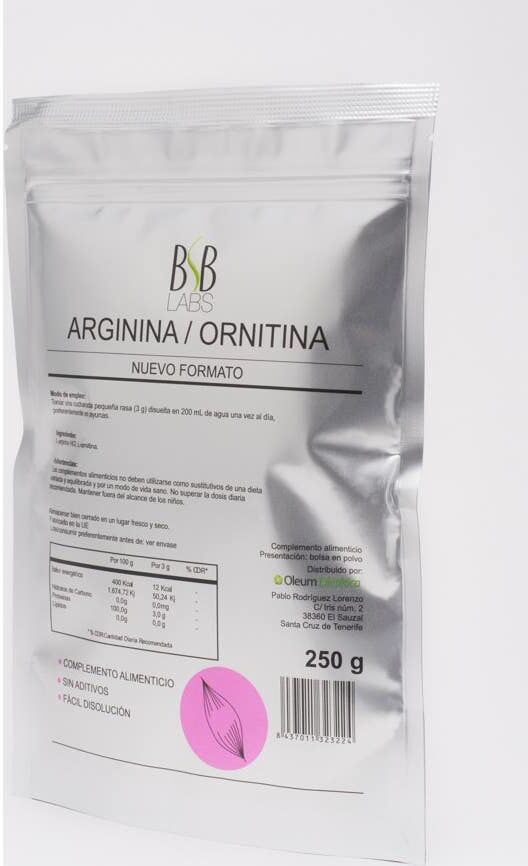 BSB Labs L Arginine L Ornithine 250 g