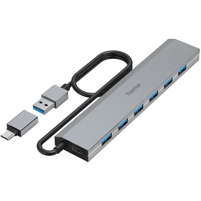 Hama USB-Hub 7-Ports USB 3.2 Gen1 5 Gbit/s