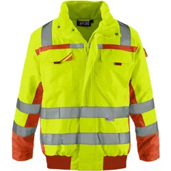 Warnschutz-Pilotenjacke Klasse 3 - L - gelb/orange