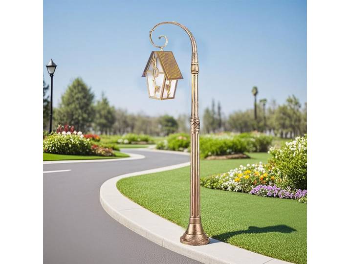 Décoration extérieure pelouse éclairage extérieur européen rétro cour étanche pelouse lampe ≈140CM