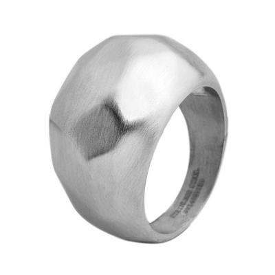 Fingerring AKZENT "Nihan, hautverträglich" Gr. 62, silber (silberfarbig), Fingerringe, Damen, 62, Edelstahl, Fingerring