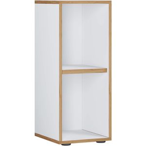 VCM Aktenregal Salia 920706, aus Holz, 2 Ordnerhöhen, 30 x 74 x 33 cm (B/H/T), weiß