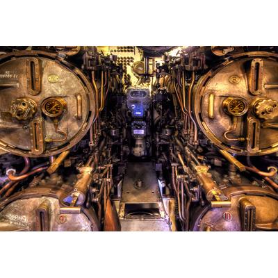 Fototapete PAPERMOON "Industrie", bunt, B:5m L:2,8m, Vlies, Tapeten
