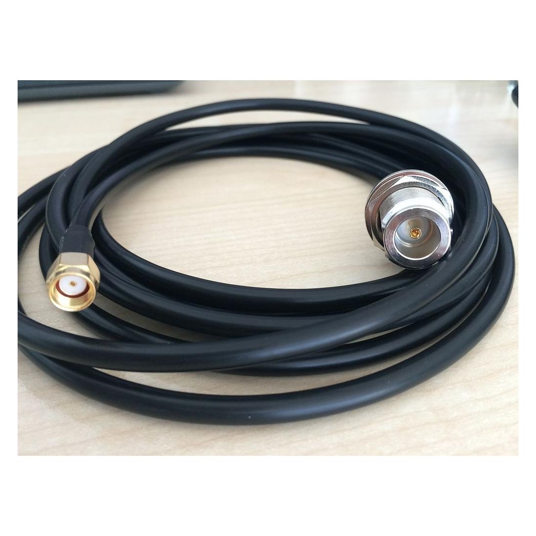 Allnet Antennen-Kabel LMR-195 R-SMA(m) <> N-Type(f) 30 cm - Chasis (Antennenkabel) (ANT-CAB-RSMA-N-f-30-P)