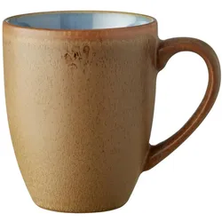 Bitz, Tasse, Kaffeetasse Wood Ocean 300 ml, 4 Stück, Hellblau/Beige (300 ml, 4x)