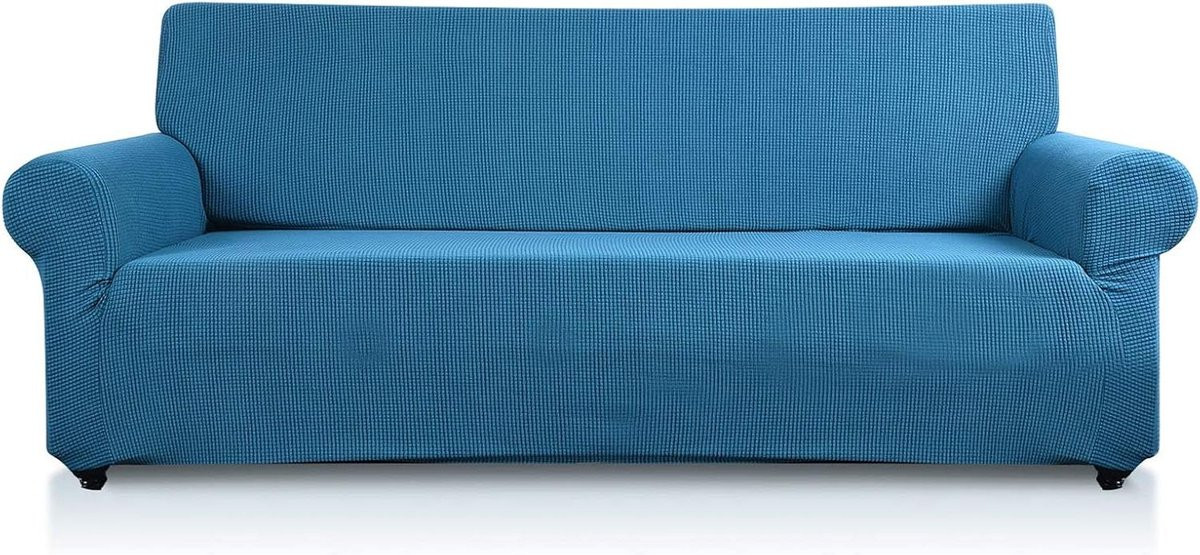 Jacquard Sofa Cover - Dikke Stretch Couch Cover - Gebreide Beschermer voor je Woonkamer