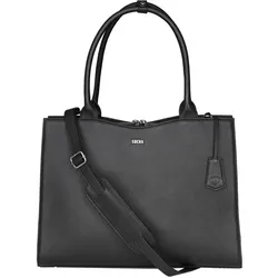 Socha leren laptoptas voor vrouwen - Geschikt voor 15.6 inch laptops (15.60"), Notebooktasche, Schwarz