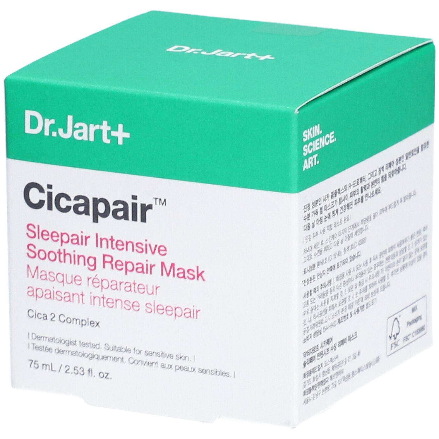 Dr.Jart+ Cicapair Sleepair Intensive Soothing Repair Anti Redness Mask 75 ml Gesichtsmaske