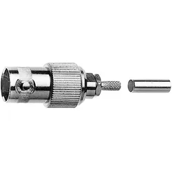 Telegärtner BNC-Kabelbuchse Crimp G03 50 Ohm, crimp/crimp, A2913, G03 (RG178 B/U), Elektronikkabel + Stecker