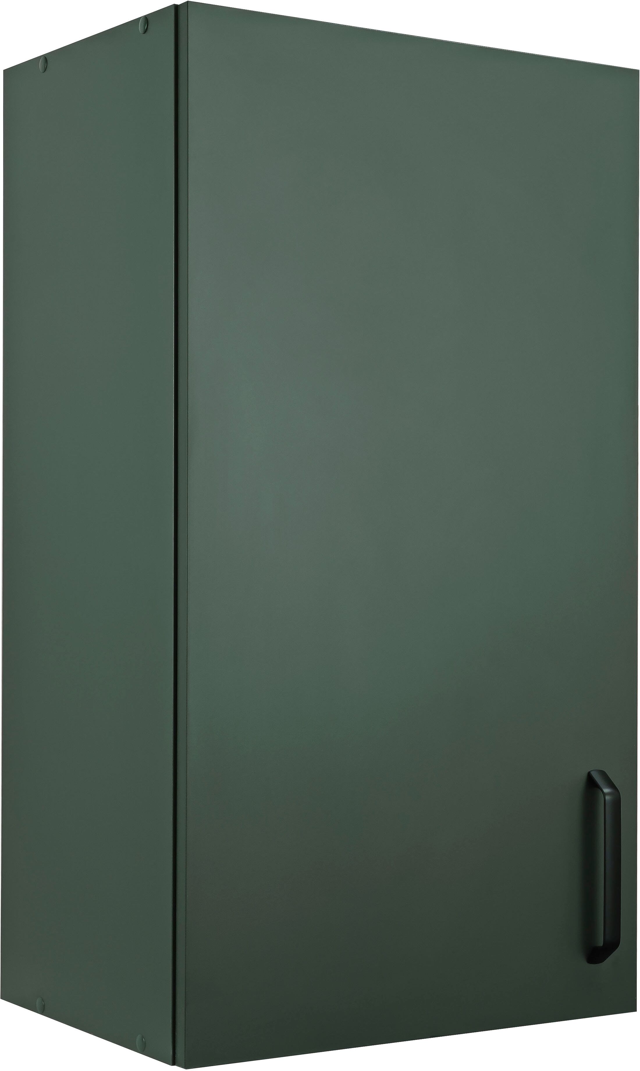 Hängeschrank WIHO KÜCHEN "Simi", grün (front und korpus: labrador grün), B:50cm H:90cm T:35cm, Schränke, Hängeschrank, 50 bis 60 cm breit, 90 cm hoch