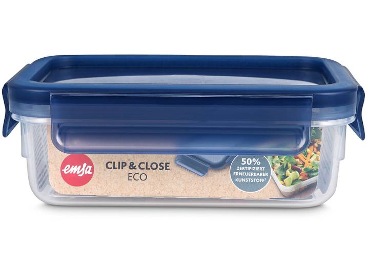 Emsa Clip&Close Frischhaltedose Eco blau 550ml