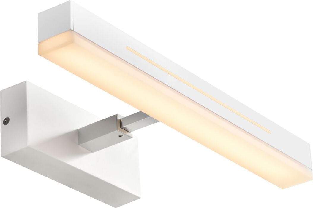 Nordlux Otis Spiegellamp Wit met LED en Spiegel voor Badkamer en Keuken, 40 cm