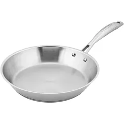 Scanpan Ø 28 cm - Rustfrit stål - Egnet til alle komfurtyper, Pfanne + Kochtopf, Silber