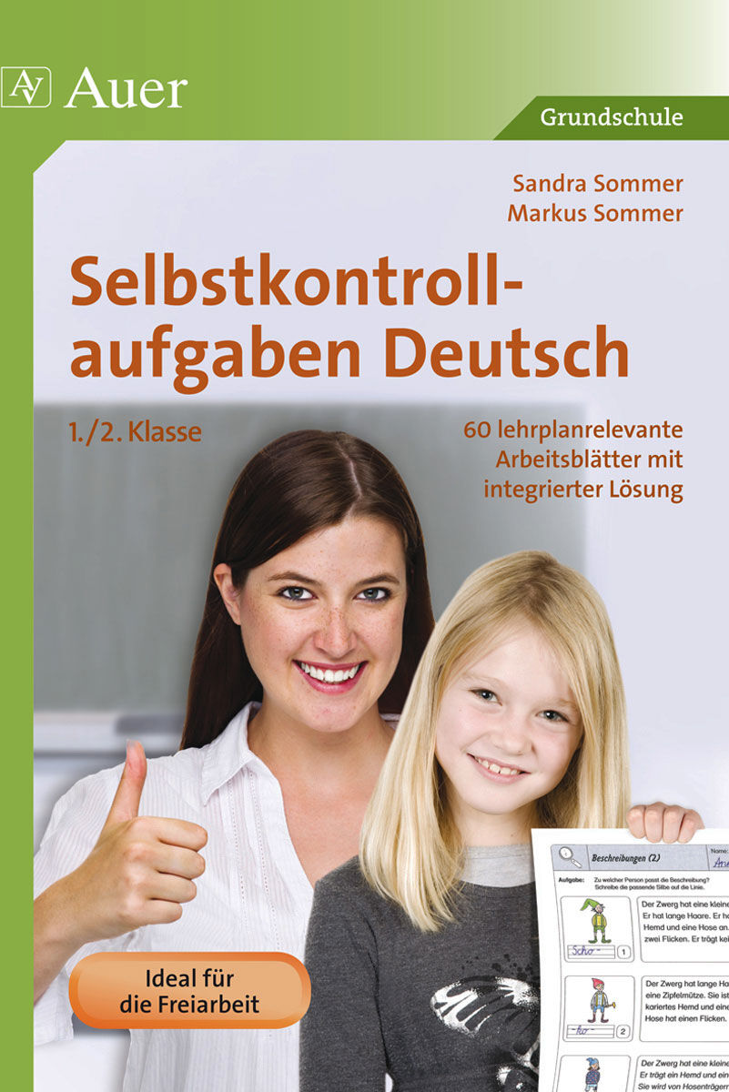 Auer Verlag Selbstkontrollaufgaben Deutsch  1/2